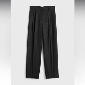 Toteme Double-pleat winter trousers charcoal, Size EU 36 US 4